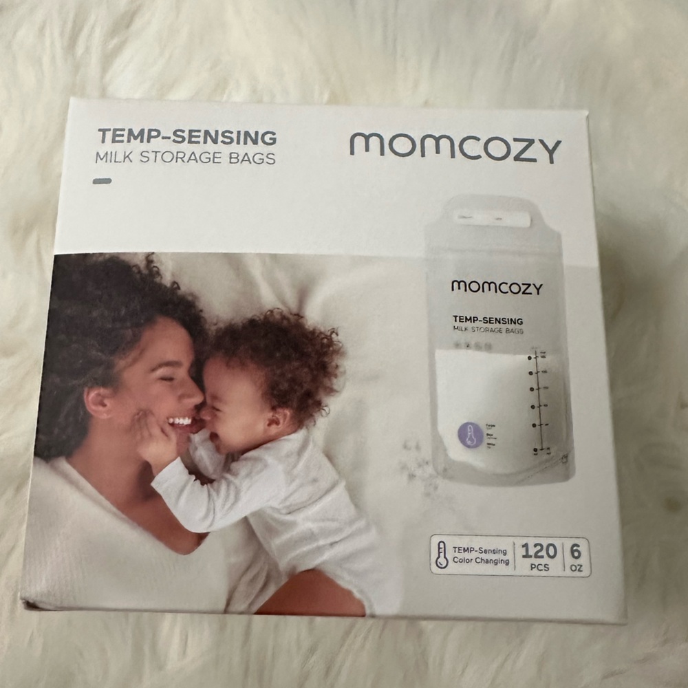 120 PCS Momcozy Temp-Sensing Milk Storage Bags
